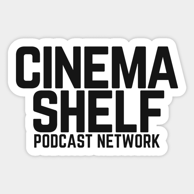 Podcast Network - 1 Color Alternate Sticker by CinemaShelf